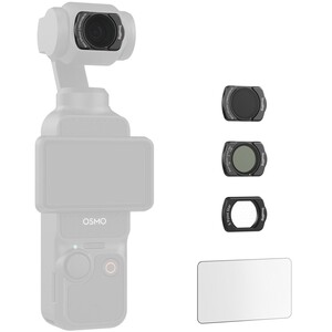 SMALLRİG - SmallRig 5122 DJI Osmo Pocket 3 için 1/4 Siyah Difüzyon & ND16 & CPL / 1/4 Siyah Difüzyon ve VND 2-5 / 6 Noktalı Yıldız / Ekran Koruyucu Çok İşlevli Filtre Kiti