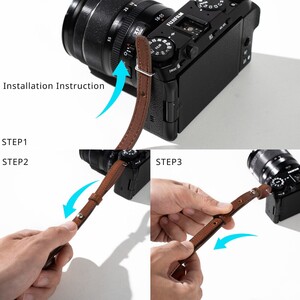 SmallRig 5209 Evrensel Deri Kamera Omuz Askısı (Kahverengi) - Thumbnail