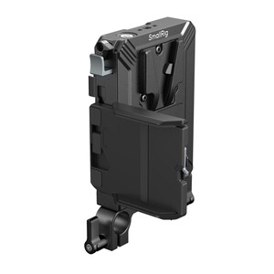SmallRig - SmallRig 5226 V-Mount Pil Montaj Plakası Kiti 15 mm LWS Rob Borulu