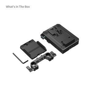 SmallRig 5226 V-Mount Pil Montaj Plakası Kiti 15 mm LWS Rob Borulu - Thumbnail