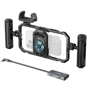 SMALLRİG - SmallRig 5276 Hepsi Bir Arada Termal Canlı Yayın ve Video Çekim El Tipi Telefon Kafesi Kiti