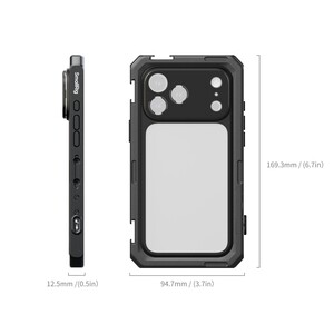 SMALLRİG - SmallRig 5545 iPhone 17 Pro için Mobil Video Kafesi (Temel Sürüm) (1)