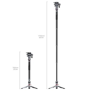 SMALLRİG - SmallRig 5565 Karbon Fiber Video Monopod (1)