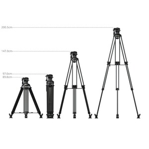 SmallRig 5578 FSD18 FreeSpeed ​​Ağır Hizmet Tipi Karbon Fiber Tripod - Thumbnail