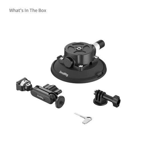 SmallRig 5855 4.5'' Vantuz Aksiyon Kamerası Montaj Aparatı