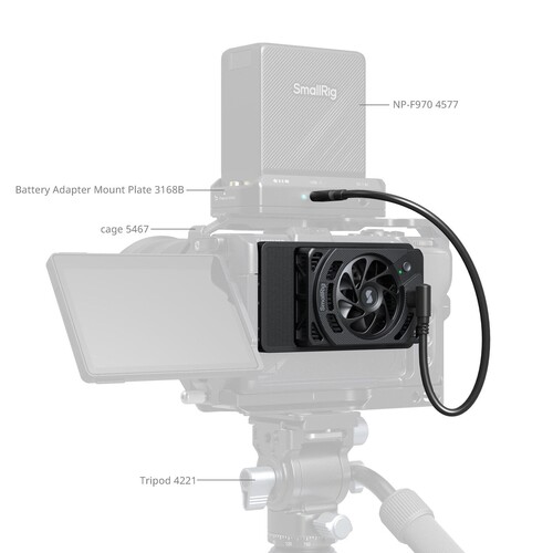 SmallRig 5874 Nikon ZR için Soğutma Fanı