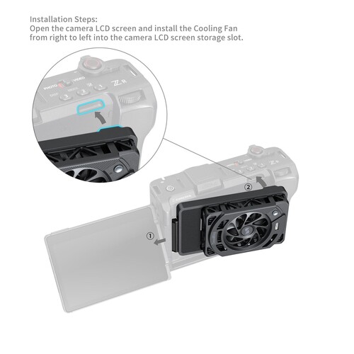 SmallRig 5874 Nikon ZR için Soğutma Fanı