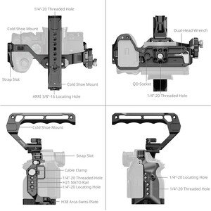 SmallRig 6025 Sony Alpha 7 V / 7R V / 7 IV için Kafes Kiti - Thumbnail