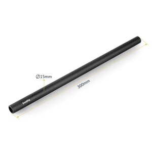 SMALLRİG - SmallRig 851 15mm Karbon Fiber Çubuk - 30cm 12 inç (2 adet) (1)