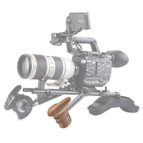 SmallRig 1891 Arri Rozet Sol Ahşap Sap Kavrama