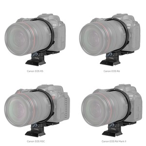 SmallRig - SmallRig 4300 Canon EOS'a R Serisi İçin Döndürülebilir Yataydan Dikeye Montaj Plakası Kiti (1)