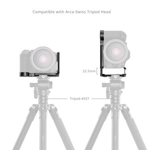 SmallRig Canon 5962 EOS R6 Mark III / R6 Mark II için AirTag Yuvalı L Şekilli Montaj Plakası - Thumbnail