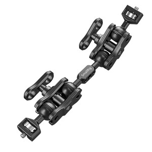 SmallRig - SmallRig 2109B Çift Başlı Bilyalı ve Uzatmalı Eklemli (1/4 ''-20 Vida) Kol