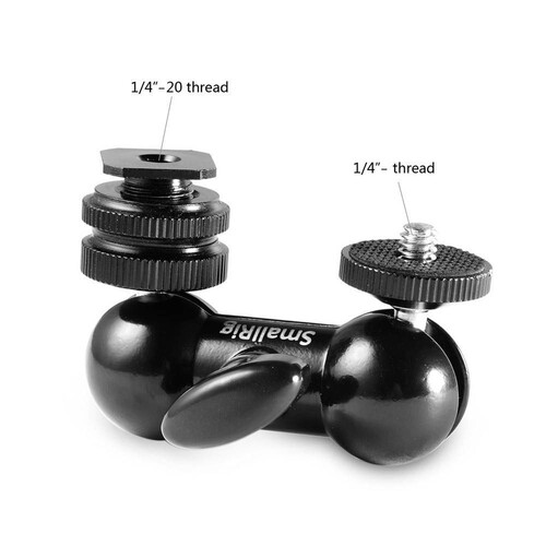 SmallRig Çift Uçlu Bilyalı Soğuk Ayak Ayaklı Top Kafa 1135