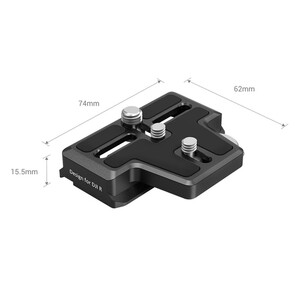 SmallRig - SmallRig 3162B DJI RS 2 / RSC 2 RS 3 / RS 3 Gimbal için Genişletilmiş Arca-Tipi Hızlı Çıkarma Plakası (1)
