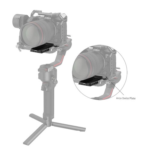 SmallRig DJI RS 2/RSC 2/Ronin-S / RS 3 / RS 3 Pro için Arca-Swiss ile Hızlı Çıkarma Plakası 3061