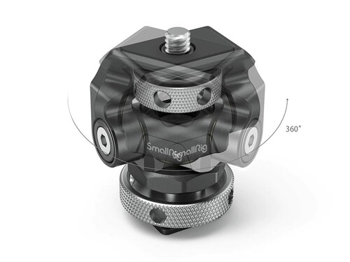 SmallRig 2905B Döner ve Eğimi Ayarlanabilir Metal Monitör Ayağı