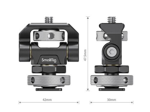 SmallRig 2905B Döner ve Eğimi Ayarlanabilir Metal Monitör Ayağı