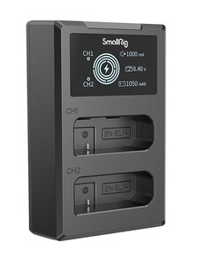 SmallRig - SmallRig EN-EL14 Çiftli Şarj Cihazı (4082)