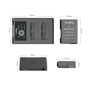 SmallRig EN-EL14 Nikon Fotoğraf Makinesi Pili 4069 - Thumbnail