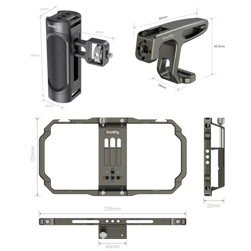 SmallRig Evrensel Cep Telefonu El Video Rig Kiti 3155