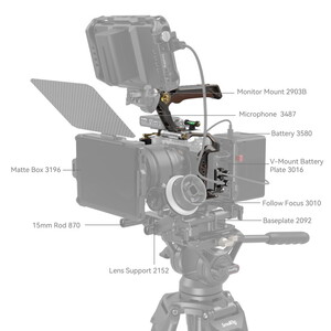 SmallRig 3872 FUJIFILM X-T5 için Retro Portatif Kafes Kiti - Thumbnail