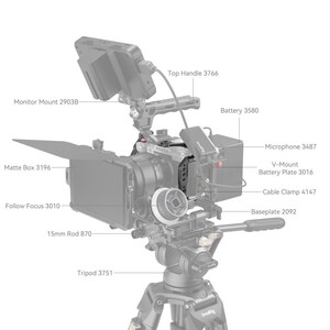 SmallRig 3872 FUJIFILM X-T5 için Retro Portatif Kafes Kiti - Thumbnail