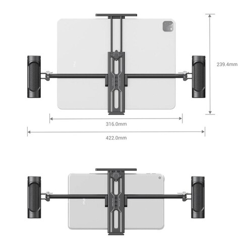 SmallRig İPad için Çift Saplı Tablet Montaj Parçası 2929