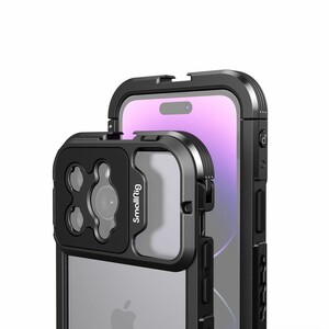 SmallRig - SmallRig iPhone 14 Pro için Mobil Video Kafesi 4075