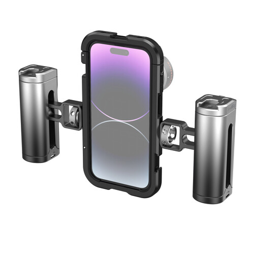 SmallRig iPhone 14 Pro Max için Mobil Video Kafes Kiti 4078