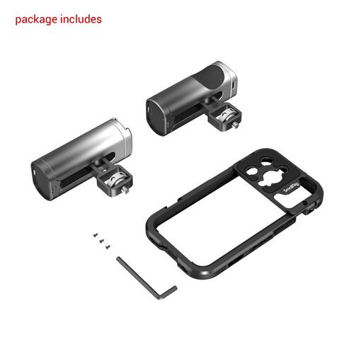 SmallRig iPhone 14 Pro Max için Mobil Video Kafes Kiti 4078