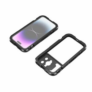 SmallRig iPhone 14 Pro Max için Mobil Video Kafesi 4077 - Thumbnail