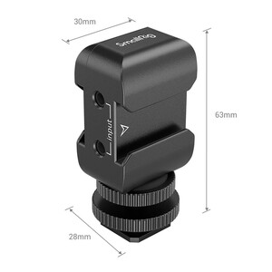 SmallRig - SmallRig 2996 Kablosuz Mikrofon için İkisi bir Arada Braket (1)
