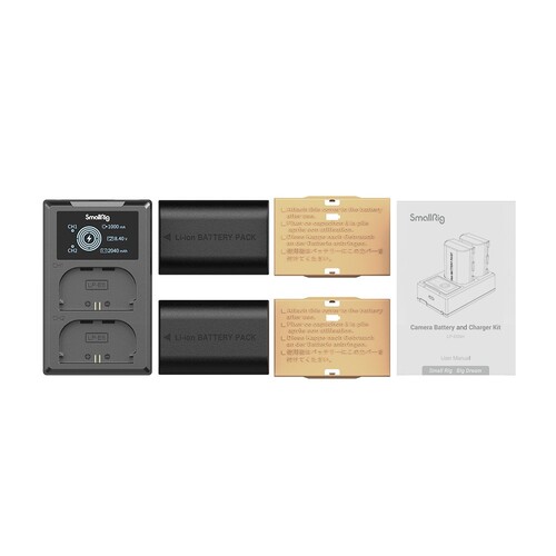 SmallRig LP-E6NH Kamera Pili ve Şarj Aleti Seti 3821
