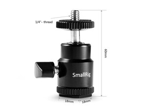 SmallRig Metal Top Kafa 1/4 ''Dişli Adaptör 761 - Thumbnail
