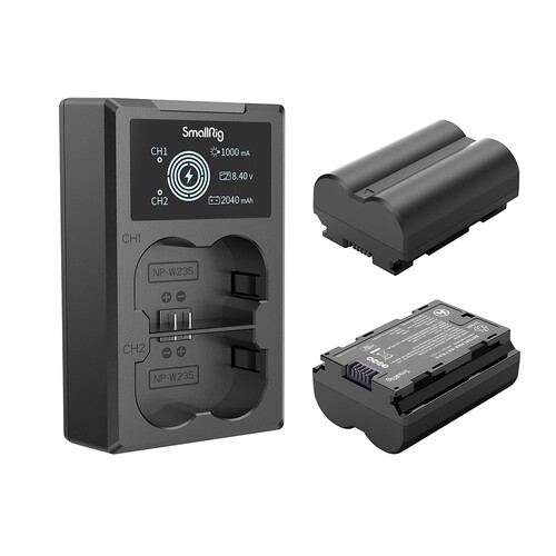 SmallRig NP-W235 Batarya ve Şarj Cihazı Kiti 3822