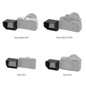 SmallRig Sony Alpha 7S III / Alpha 7C / ZV-1 / FX3 Kamera için Güneşlik 3206 - Thumbnail