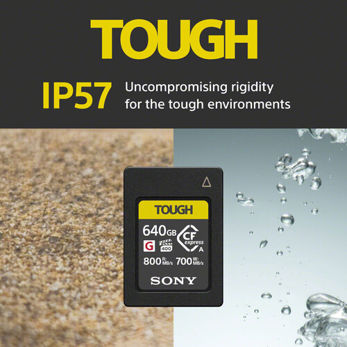 Sony 640GB CFexpress Type A TOUGH Hafıza Kartı