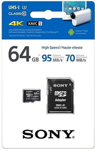Sony - Sony 64GB 95mb/s MicroSD Hafıza Kartı (SR64UX2) (1)