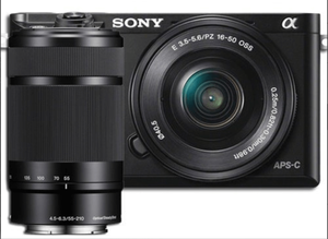 Sony - Sony A6000 16-50mm 55-210mm Lens Kit