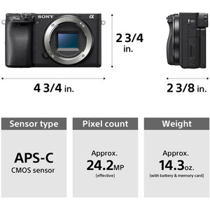 Sony Alpha A6400 18-135mm Kit Aynasız Fotoğraf Makinesi - Thumbnail