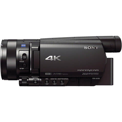 Sony FDR AX100 4K Ultra HD Profesyonel Video kamera