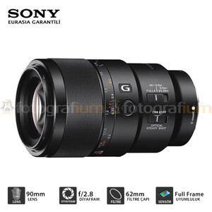 Sony - Sony SEL 90mm f/2.8 Macro G OSS Lens