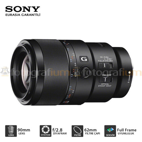 Sony SEL 90mm f/2.8 Macro G OSS Lens