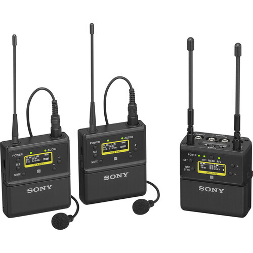 Sony UWP-D27 Camera-Mount Wireless Mikrofon 2 li