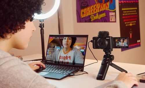 Sony ZV-1F Vlog Fotoğraf Makinesi