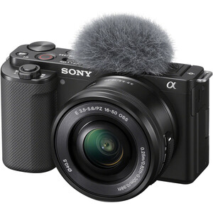 Sony - Sony ZV-E10 16-50mm Değiştirilebilir Lensli Vlog Kamerası (ZV-E10L) (1)