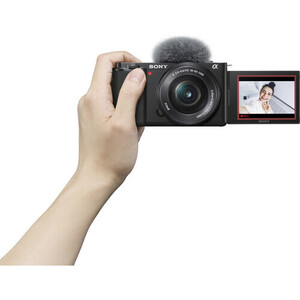 Sony ZV-E10 Değiştirilebilir Lensli Vlog Kamerası (Body) - Thumbnail