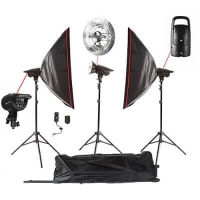 Star 400w Paraflaş ( 3'lü Set )
