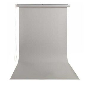 Stil Fon - Stil Fon 145cm x 200cm Portre Gri Fon Perdesi Seti